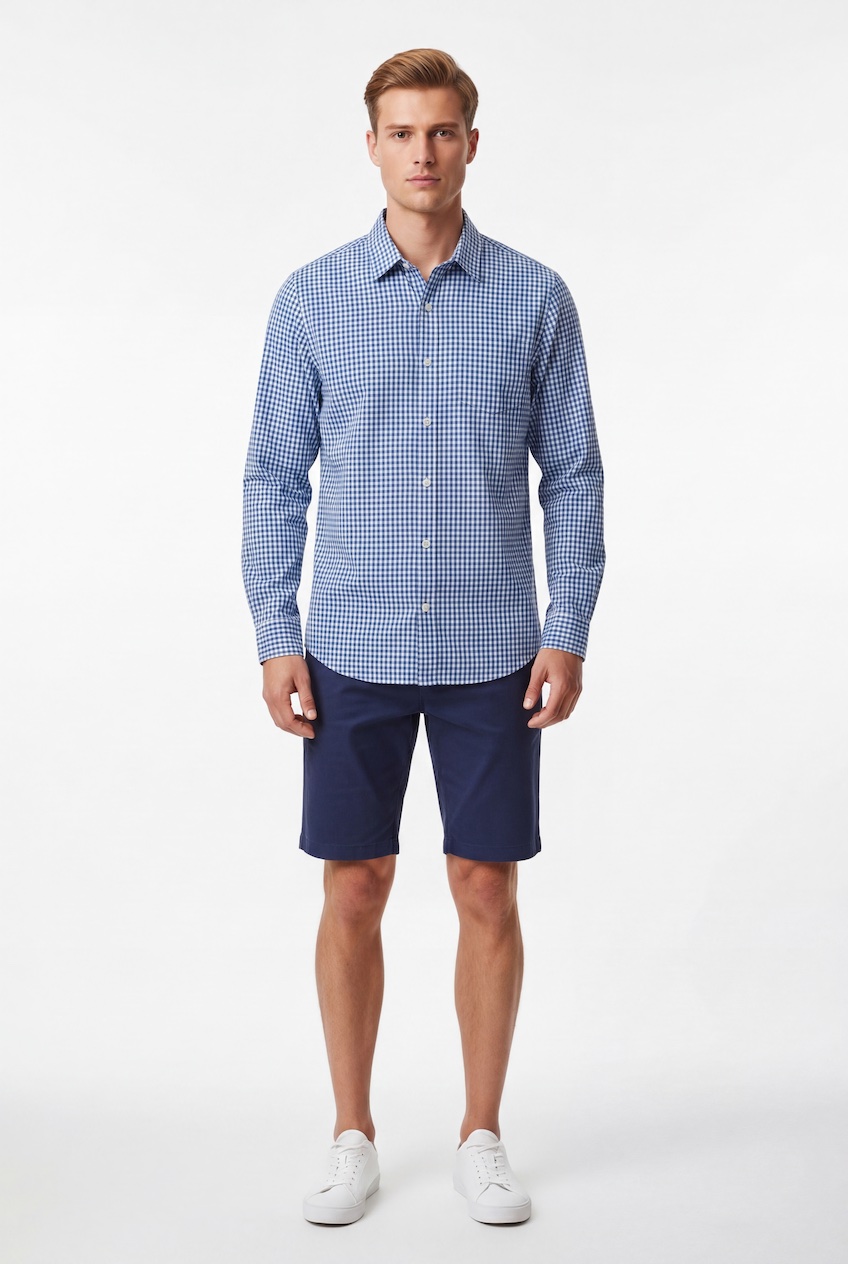 Example NotShot render for shirt catalog photography